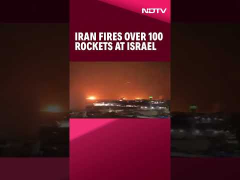 Iran Attacked Israel | Iran Fires Over 100 Rockets At Israel