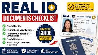 Real id documents checklist 