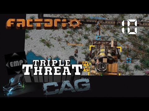 Factorio Triple Threat | Pyanodon Mods Ep. 10 - Help From The Nano-Bots! | Factorio Multiplayer