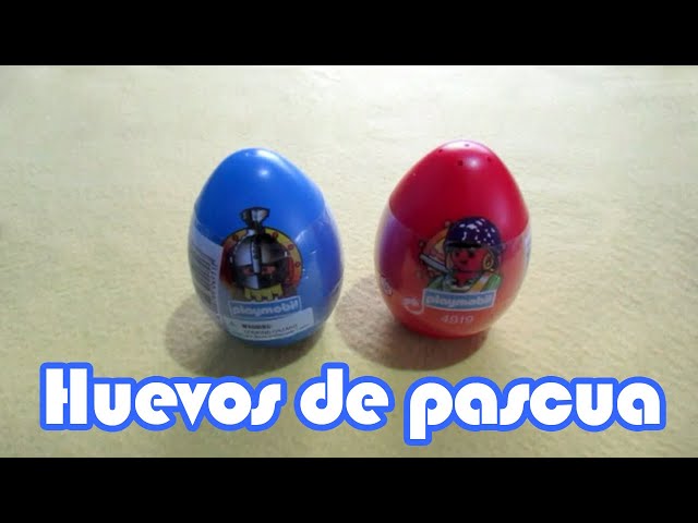 Vídeo relacionado con PLAYMOBIL Set de Huevos Sorpresa Piratas y Espacio | 2 Huevos con Figuras y Accesorios | Mini Mundo para Construir | Reutilizable como Hucha | Regalo de Pascua para Niños a Partir de 4 Años | 210447