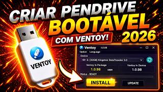 Como Criar Pendrive Bootável com Ventoy 2026 (Atualizado e Fácil)