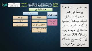 صورة 37 شرح زاد المستقنع للشيخ عامر بهجت   صفة الأذان والإقامة