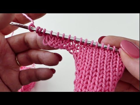 add several stitches at the end of a row