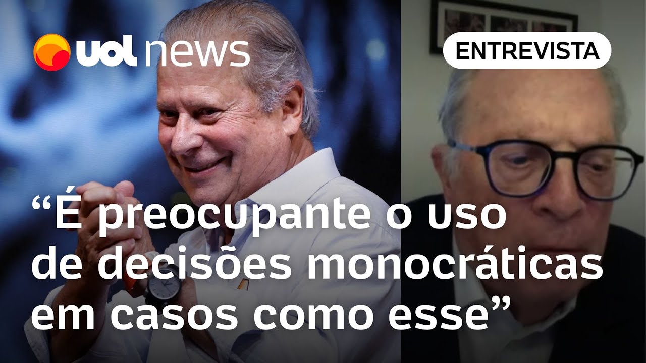 José Dirceu: Insistência do Supremo em decisões monocráticas é preocupante, diz Miguel Reale Jr.