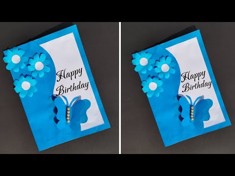 Beautiful Handmade Birthday Card Idea - DIY Greeting Card for Birthday