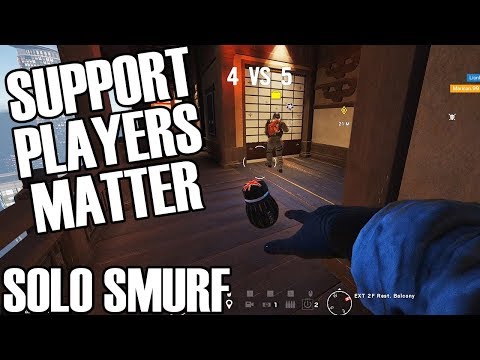 Solo Smurf: Support Player - Rainbow Six Siege