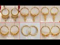 Latest Gold Hoop Earrings Designs with Weight and Price || Shridhi Vlog