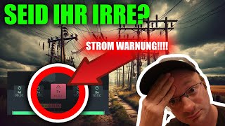 Stromnetz ROTE Warnung - Wie krass war es? Der Grund dahinter ist komplett gestört!