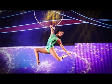 Lucy Mecklenburgh's Aerial Performance to 'Somewhere Only We Know' - Tumble: Episode 2 - BBC