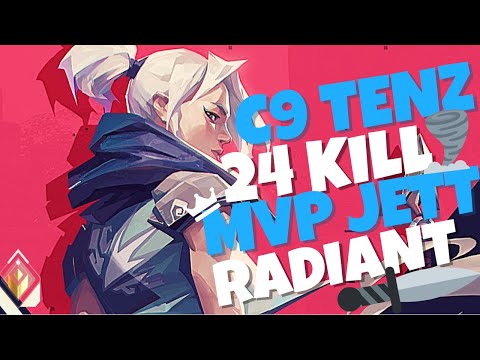 C9 TENZ WINS WITH MVP JETT GAMEPLAY ON SPLIT - VALORANT
