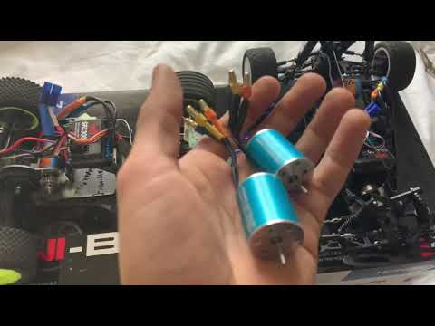 Full conversion Losi MiniB 7800kv 28tpinon Losi MiniT2.0 7800kv 27tpinion Brushless motors