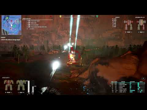 MechWarrior 5: Mercenaries - Black Inferno Base Assault