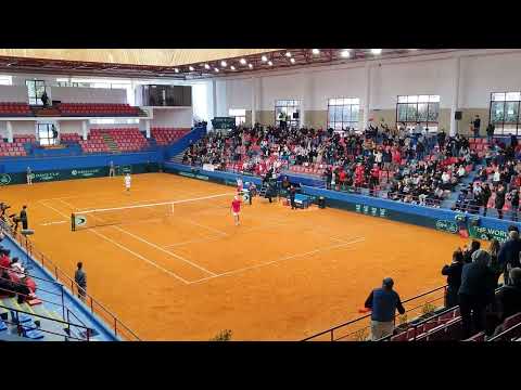 João Sousa d. Kacper Zuk — play-off Grupo Mundial 1 Taça Davis (Portugal vs. Polónia)