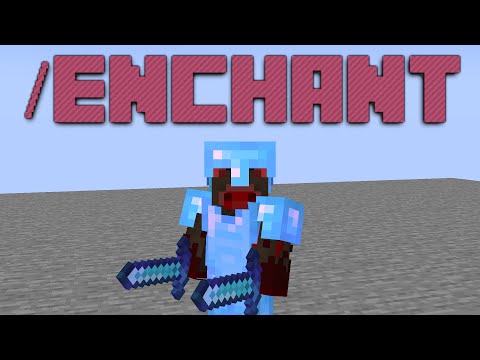 Evilcow - How To Enchant Items Using The /Enchant Command - Minecraft 1.20 Command Block Tutorial