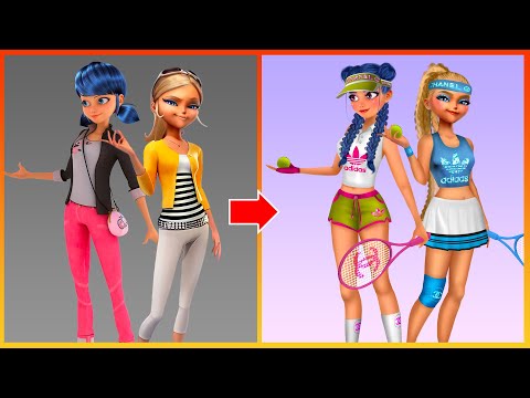 Miraculous: Ladybug And Chloe Transformation - Miraculous Characters Glow Up