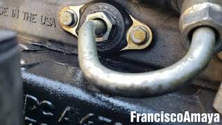 Freightliner Cascadia DD13 DD15D16 high pressure injector fuel line leaking bad fuel line