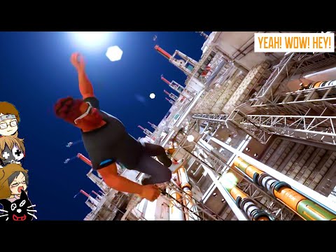 【4人実況】日本で誰もプレイしていない「 頂上を目指すだけ 」の即死ゲーム『 Yeah Wow Hey 』