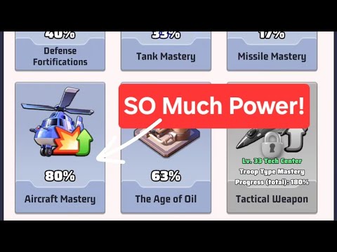 True Hidden Power! Mastery Tech Is a MUST in Last War