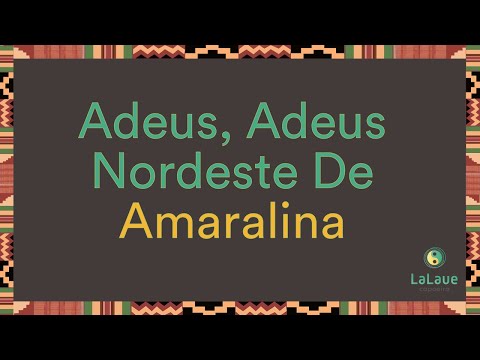 Adeus, Adeus Nordeste De Amaralina