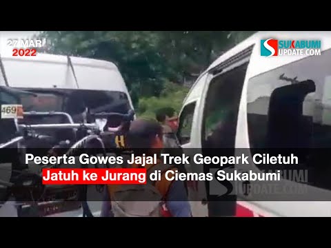Peserta Gowes Jajal Trek Geopark Ciletuh Jatuh ke Jurang di Ciemas Sukabumi