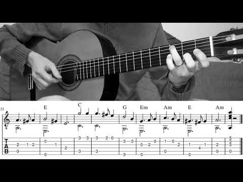 Lekce kytary - Jak zahrát Greensleeves