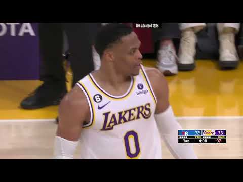 Russell Westbrook 20 pts 14 reb 11 ast vs Philadelphia 76ers | 2023-01-15