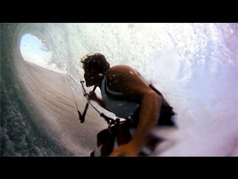 GoPro HD Reo Stevens and Keahi De Aboitiz kitesurf Indo