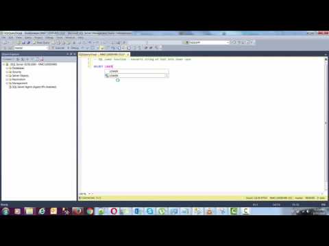 Sql Server Lower Function