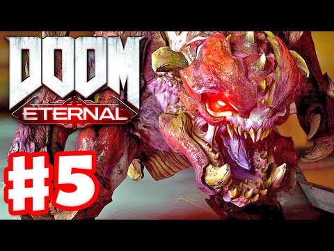 DOOM Eternal - Gameplay Walkthrough Part 5 - Super Gore Nest! Campaign! (PC)