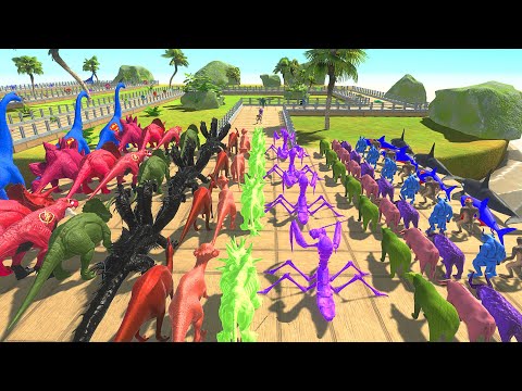 Color All Units Animal Championship War - Animal Revolt Battle Simulator