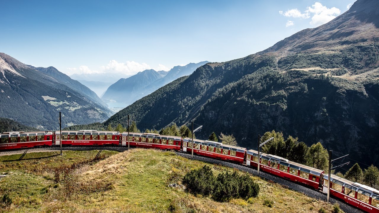 Discover the highlights of Bernina Express journey through Swiss Alps.