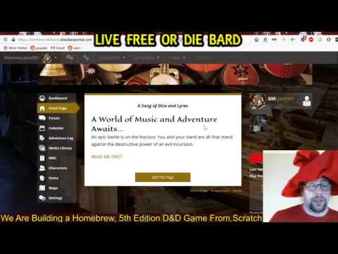 Live Free or Die Bard Ep14 -- Fine Tuning Adventure Notes