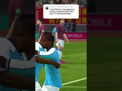 Pacho bicycle kick 🥶 #fcmobile