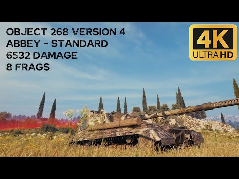 Object 268 Version 4 6,5k damage 8 frags on Abbey - World of Tanks