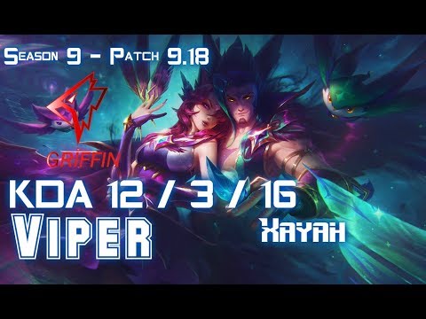 GRF Viper XAYAH vs KAI'SA ADC - Patch 9.18 KR Ranked