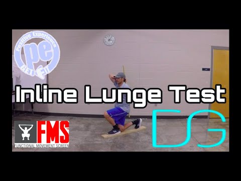 FMS Remote Testing - Inline Lunge
