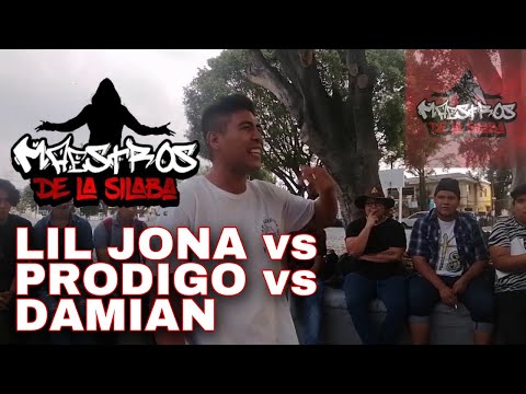 LIL JONA vs PRÓDIGO vs DAMIAN - Octavos | Maestros de la Sílaba