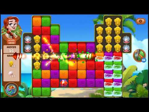 Lost Island Blast Adventure Level 1833 - NO BOOSTERS 🏝️ | SKILLGAMING ✔️