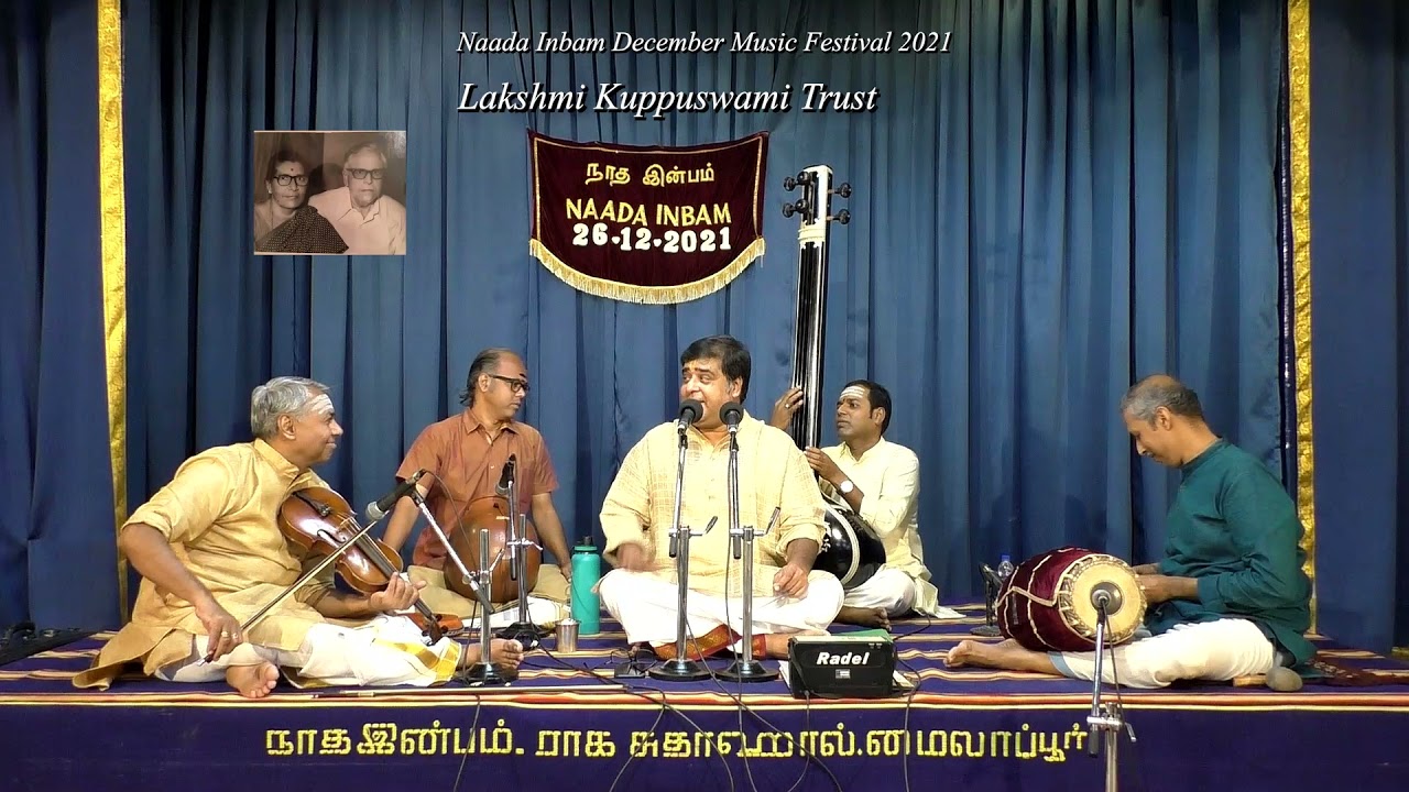 Vidwan Thiruvarur Girish for Lakshmi Kuppuswami Trust & Naada Inbam December Music Festival 2021
