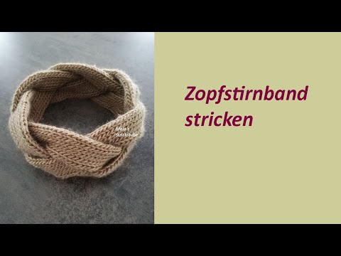 Ragmela 63 - Zopfstirnband stricken