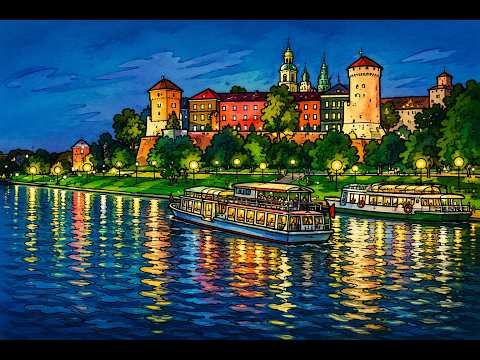 Krakow the a wonderful city to visit Bars super big castle and Brits stag and hen party location.