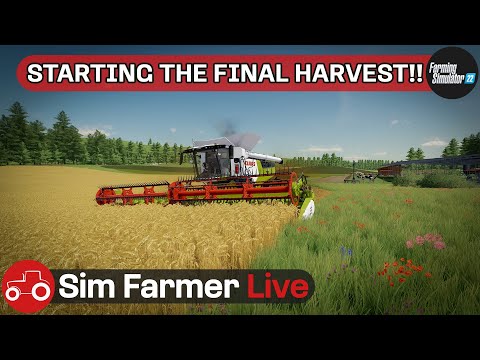 Starting The Final Harvest!! - No Mans's Land FS22 LIVE Stream!!