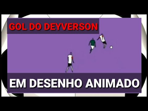 IRADO! GOL DO DEYVERSON EM DESENHO ANIMADO|GOL DO TRICAMPEONATO|PALMEIRAS 2X1 FLAMENGO-LIBERTADORES