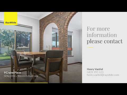 9 Craine Place, Spalding, WA 6530, 4 slaapkamers, 2 badkamers, House