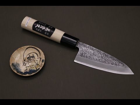 🔥品 牌 : 美 貴 久 🔪刀 款 : 小 出 刃 ( 片刃 )🔪鋼 材 : 白二鋼🔪規 格 : 12cm🔪柄 材 : 朴木丸柄