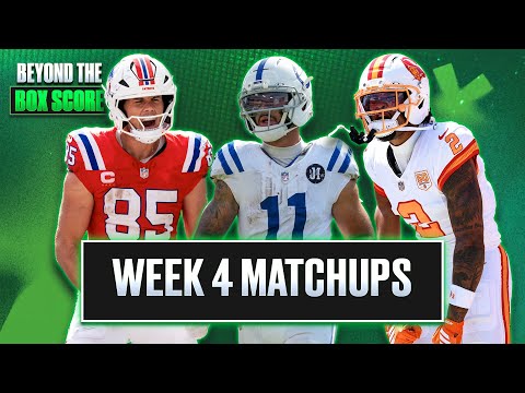 Week 4 Fantasy Football Start/Sit + DFS Advice | Mastering Matchups | Beyond the Box Score