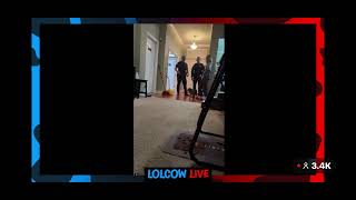 Police show up to Boogie’s house live