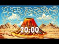 20 Minute Volcano 🌋 Timer Bomb 💣 | Confetti Eruption