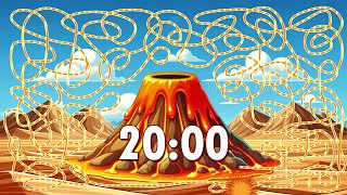 20 Minute Volcano 🌋 Timer Bomb 💣 | Confetti Eruption