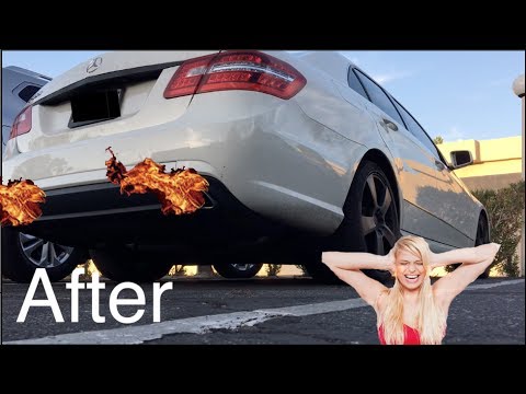 LOUD Mercedes-Benz E350 Exhaust MagnaFlow